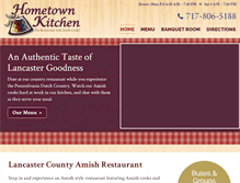 Tablet Screenshot of eatathometown.com